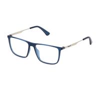 Police VPLP09 ORIGINS LITE 27 0AGQ Man Optical frames Injected Blue Squared