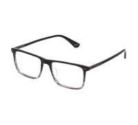 Police VPLQ68 NEW CROSSROADS 1 01EX Man Optical frames Acetate Grey Squared