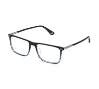 Police VPLQ68 NEW CROSSROADS 1 0GBL Man Optical frames Acetate Squared