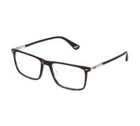 Police VPLQ68 NEW CROSSROADS 1 722 Man Optical frames Acetate Havana Squared