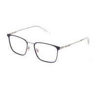 Police VPLQ70 CODE 7 0 Man Optical frames Metal Palladium Squared