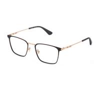Police VPLQ70 CODE 7 Men's Glasses, Black, Size 52