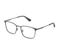Police VPLQ70 CODE 7 622 Man Optical frames Metal Grey Squared