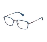 Police VPLQ71 CODE 8 613 Man Optical frames Metal Grey Geometric