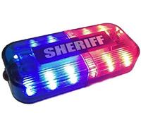 Police Warning Strobe Shoulder Lights,Rechargable Safety LED Flashing Security Clip lamp with Flashlight for Outdoor Rescue,Traffic Guidance,Police patrols,Cycling,Night Run (Red/Blue)