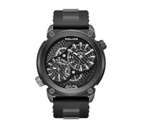 Police Watches boa Mens Analogue Quartz Watch with Silicone Bracelet PEWGM0071802