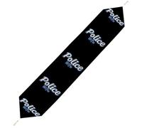 Police Wife Back The Blue Plush Table Runner with Tassels Stylish Decor Table Cloth for Home Kitchen Farmhouse