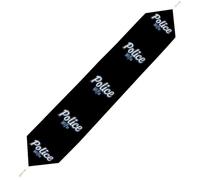 Police Wife Back The Blue Plush Table Runner with Tassels Stylish Decor Table Cloth for Home Kitchen Farmhouse