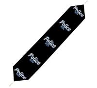 Police Wife Back The Blue Plush Table Runner with Tassels Stylish Decor Table Cloth for Home Kitchen Farmhouse