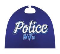 Police Wife Back The Blue Stylish Halloween Cape Funny Cosplay Costume Robe Party Cloak for Unisex