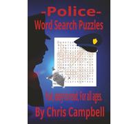 Police Word Search Puzzle Book: 55 Puzzle's, 110 Page's, 6X9 Inch, Great for Law Enforcement, Police, Security Officer.