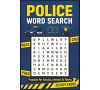 Police Word Search Puzzle Book: Word Searches with Easy-to-Read Print about Police, Cops, Emergency Service and More | 6x9 inches, 110 pages | 50+ ... for Vacations, Holidays and Relaxing Times