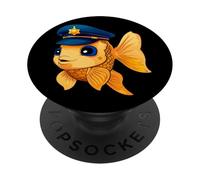 Policeman Goldfish PopSockets Adhesive PopGrip
