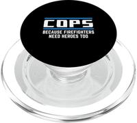 Policeman Weilt Firefighters Heroes Need PopSockets PopGrip for MagSafe