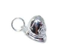 Policemans helmet sterling silver charm .925 x 1 Policing charms