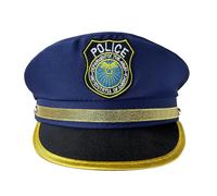 Policemen Hat for Kids - Adjustable Design Pretend Play Toy, Kids Policemen Costume Accessories | Halloween Cop Hat for Boys and Girls, polices Officer Dress-Up Gear for Parties and Events