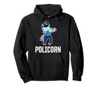 Policewoman Cop Unicorn Police Officer Law Enforcement Pullover Hoodie