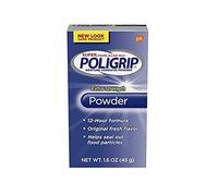 PoliGrip Super Denture Adhesive Powder, Extra Strength, 1.6 oz (45 g) One Bottle