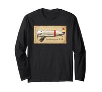 Polikarpov I-16 Spanish Civil War Soviet Fighter Plane Long Sleeve T-Shirt