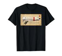 Polikarpov I-16 Spanish Civil War Soviet Fighter Plane Value Graphic T-Shirt, Men, Black, L