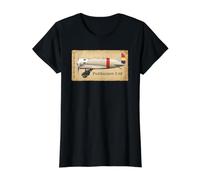 Polikarpov I-16 Spanish Civil War Soviet Fighter Plane Value Graphic T-Shirt, Women, Black, M