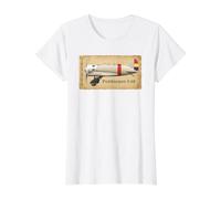 Polikarpov I-16 Spanish Civil War Soviet Fighter Plane Value Graphic T-Shirt, Women, White, M