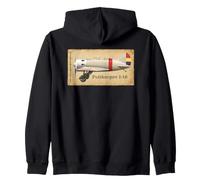 Polikarpov I-16 Spanish Civil War Soviet Fighter Plane Zip Hoodie