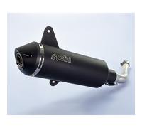 Polini Maxi-Scooter Aluminum Black Escape Vespa GTS 300 Scooter Exhaust