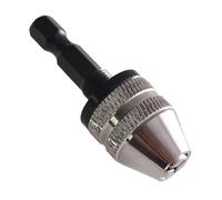 Polish 0.3-3.6mm Self-Tighten Tools Quick Drill Keyless Converter Hex Electric Change Chuck Hardware Bits Shank 1/4 Collet (Color : Silver1)