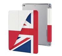 Polish And British Flags Tri-fold Tablet Case