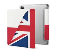 Polish And British Flags Tri-fold Tablet Case