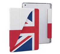 Polish And British Flags Tri-fold Tablet Case