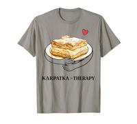Polish Cream Cake Over Therapy Funny Dessert Design T-Shirt