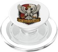 Polish Eagle Crown Shield Do Boju Polsko Grunge Art PopSockets PopGrip for MagSafe