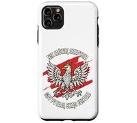 Polish Eagle Crowned Bold Pride Quote Red Brush Patriot Art Case for iPhone 11 Pro Max