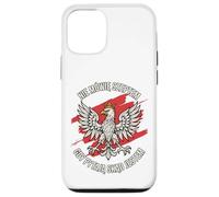 Polish Eagle Crowned Bold Pride Quote Red Brush Patriot Art Case for iPhone 12/12 Pro