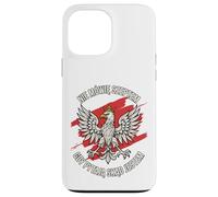 Polish Eagle Crowned Bold Pride Quote Red Brush Patriot Art Case for iPhone 13 Pro Max