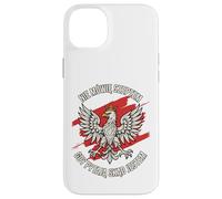Polish Eagle Crowned Bold Pride Quote Red Brush Patriot Art Case for iPhone 14 Plus