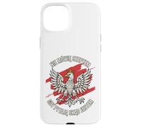 Polish Eagle Crowned Bold Pride Quote Red Brush Patriot Art Case for iPhone 15 Plus