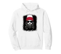 Polish Flag Beanie Man National Pride Pullover Hoodie