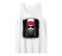Polish Flag Beanie Man National Pride Tank Top