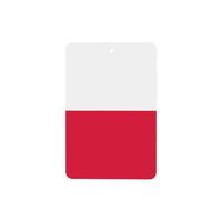 Polish Flag Car Air Fresheners Cards - Set Of 4 Pieces,For Cars & Home, Long-Lasting Lavender Fragrance