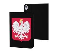 Polish Flag Ea-gle Stylish Tablet Case Leather Protective Cover Compatible with IPad/ipad Mini6 (8.3in)