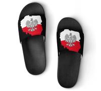 Polish Flag Eagle House Slippers Non-Slip Shower Shoes