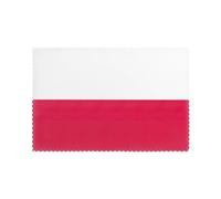 Polish Flag Heat Resistant Placemats For Dining Table Set Of 6 Waterproof Wipeable Washabletable Mats