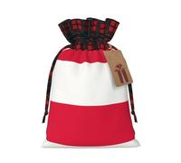 Polish Flag Holiday Printed Drawstring Pouch S For Festival Wrapping, Storage And Party Use