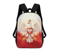 Polish Flag Poland Eagle1 Backpacks Travel Bag 17 Inch