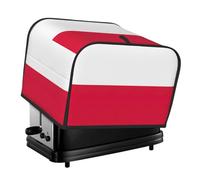 Polish Flag Print 4-Slice Toaster Cover Kitchen Accessory Appliance Protector Daily Use Waterproof