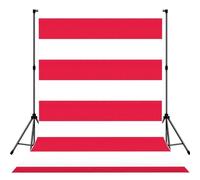 Polish Flag Print Large 5Ã-7ft Seamless Polyester Fabric Photo Backdrop Curtain for Portrait Photoshoot Party Video