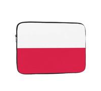 Polish flag Printed Laptop Sleeve Printed Laptop Protective Case Suitable For Travel And Office Use 12 inch